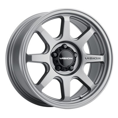 16x8 Vision 351 Flow Satin Grey Wheel 5x5 (0mm)