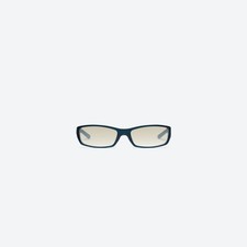 Gentle Monster/ Noid BLC10/ Blue Acetate/ Square Sunglasses/ Blue/Brown