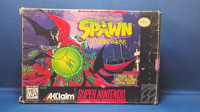 Todd McFarlane's Spawn The Game CIB Super Nintendo SNES Tested Authentic