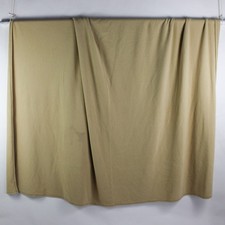 Woolrick Home Solid Beige Color 100 Polyester Fleece Throw Blanket 96" x 96"
