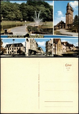 Iserlohn district views Seilersee-Danzturm Forsthaus Mendener Straße 1970