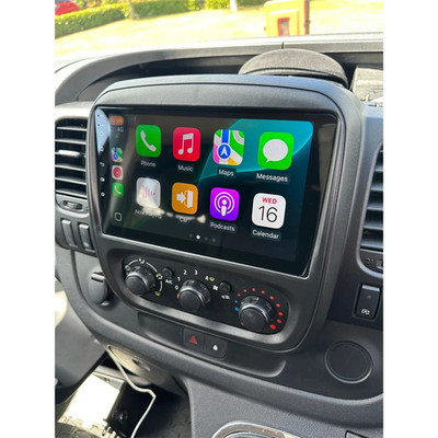 For Vauxhall Vivaro B Renault Master 3 2014-2019 GPS CarPlay Car Stereo Radio BT