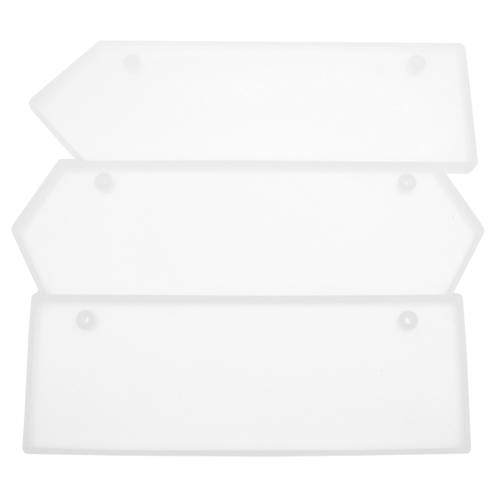 Silicone Epoxy Resin Mold for Custom DIY Door Plates and Office Crafts  