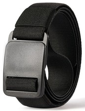 Mens Stretch Web Belt, Mens Casual Belt for Jeans,Golf or the Hiking, Width 1.5