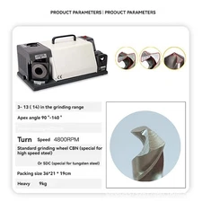 220V Electric Drill Bit Grinding Machine Drill Bit Sharpening Grinding Machine