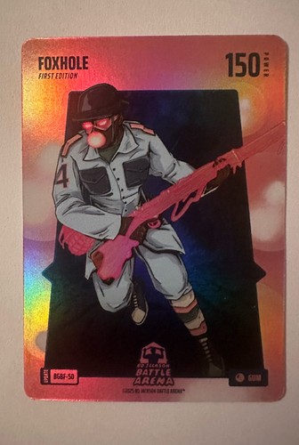 2025 Bo Jackson Battle Arena Foxhole De’aaron Fox gum #50 Bubble Gum Battlefoil