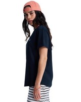 T-Shirt Roxy Oceanwave Damen Kurzarm Schwarz GrößE S Baumwolle Emby
