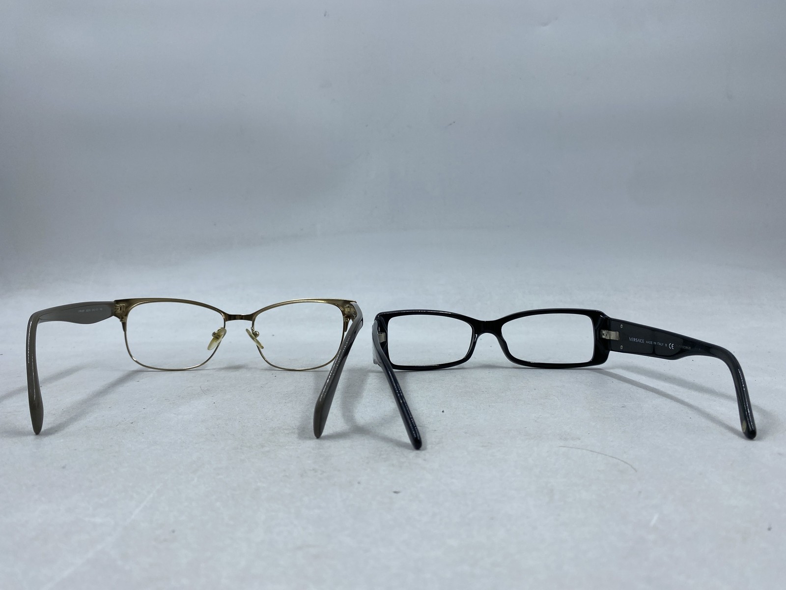 Prada X Versace Bundle Black Rectangular Eyeglass… - image 4