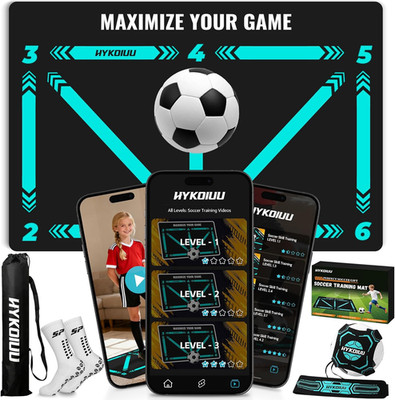 Soccer Training Mat With Instructional Video Improve Strength,Agility And Coordi