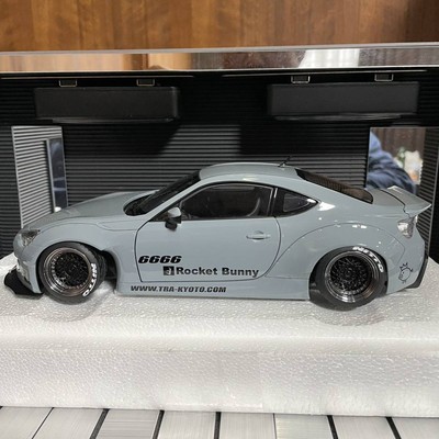 オートアート　1/18 RICKET BUNNY86 GREY Toyota 86 Concrete Grey Rocket Bunny w/Black Wheels AUTOart