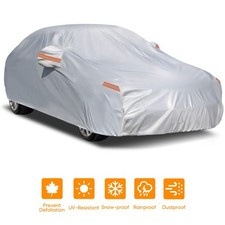 Full Car Cover Xl Heavy Duty Windproof Rain Uv Dsut Outdoor Protector For Sedan Full Car Cover Xl Heavy Duty Windproof Rain Uv Dsut Outdoor Protector For Sedan