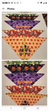 Cute Halloween Print Dog Pet Neckerchiefs Bandanas Set of 5 Triangular 24 12"
