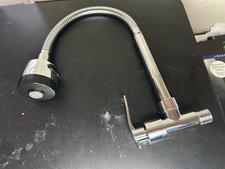Single cold kitchen sink faucet has damage a dent see pictures