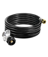 Universal 12FT QCC1 Propane Regulator & Hose for LP Gas Grill and Heater-US SHIP