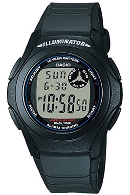 Casio Collection Watch, F-200W-1AJH, Men's, Black, Authentic Japanese Product