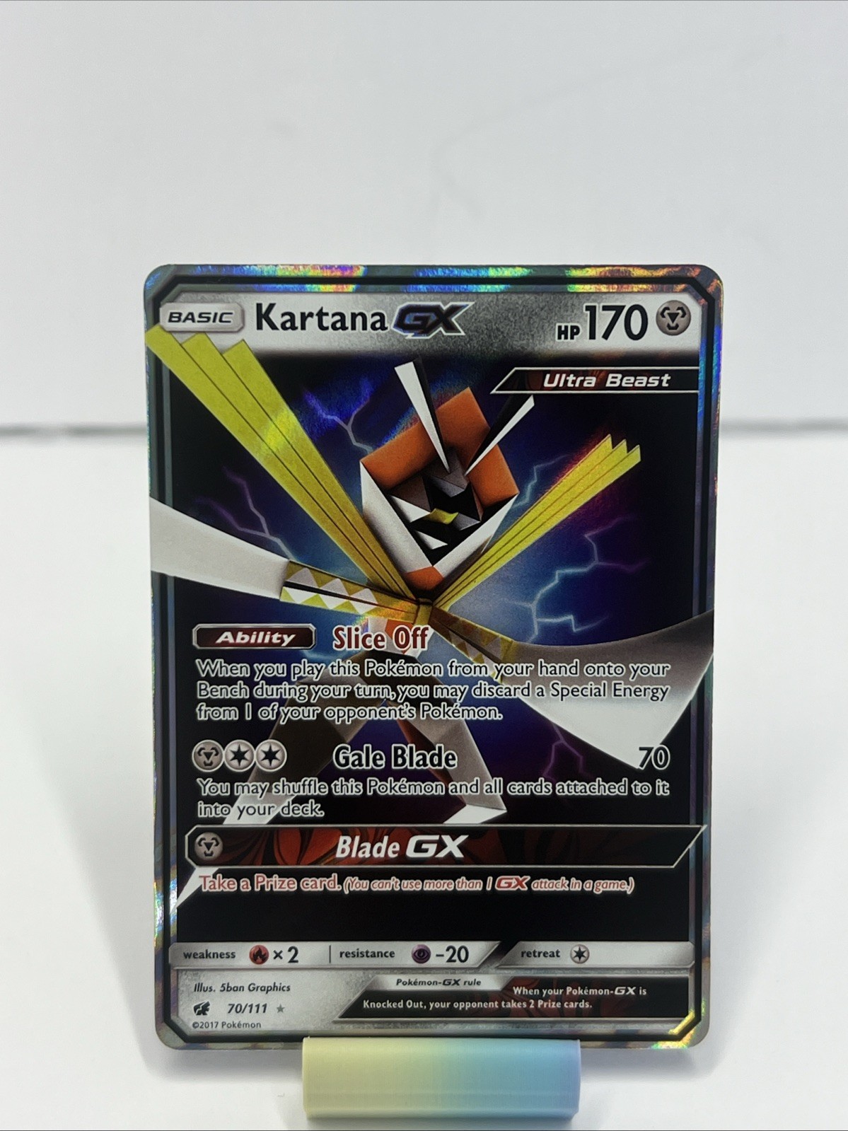 Kartana GX 70/111 Crimson Invasion 2017 Ultra Rare Pokemon Mint Card