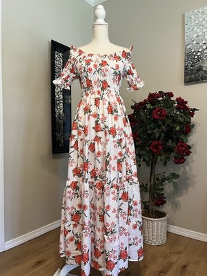 New Beautiful Floral Maxi Dress Size S-L