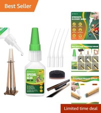 30g Super Strong Clear Pool Cue Tip Glue - Quick-Dry Adhesive for Repairs
