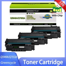 3 Pack Q5949A 49A Toner Compatible for HP LaserJet 1320nw 3390 3392 1160 1160le