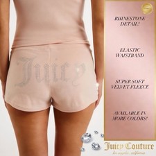Juicy Couture Bling Baby 2Pc Set Shirt  Shorts Women  s Sleepwear Size Medium