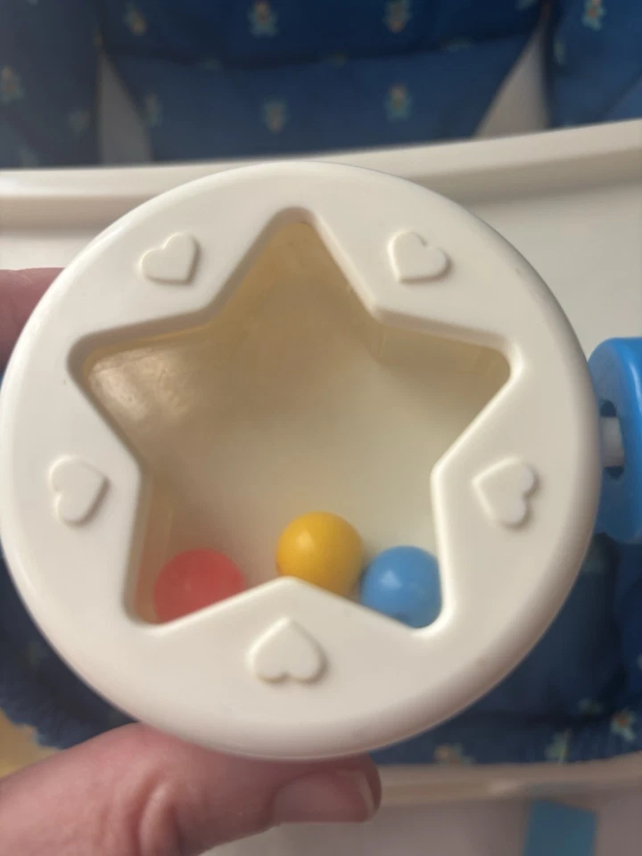 Vintage Infant Rocker Seat Fisher Price Reborn Baby Doll Collectible So Cute 🤩 - Image 4 of 4