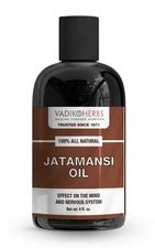 Vadik Herbs Jatamansi Massage Oil 4oz - Calming & Healing - Trusted since 1971