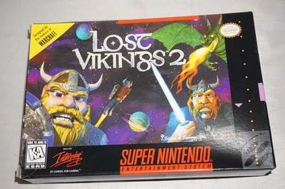 Lost Vikings 2 (Super Nintendo SNES) Complete in Box CIB