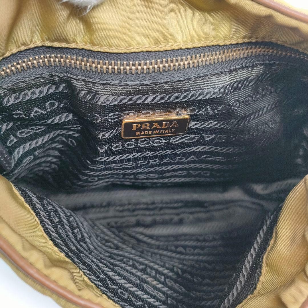 PRADA Turn Lock Mini One Shoulder Nylon Shoulder Bag thumbnail 10