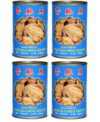 [ 4x 280g / 195g ATG ] Wu Chung Mock Abalone, vegetarisch MOCK Abalone