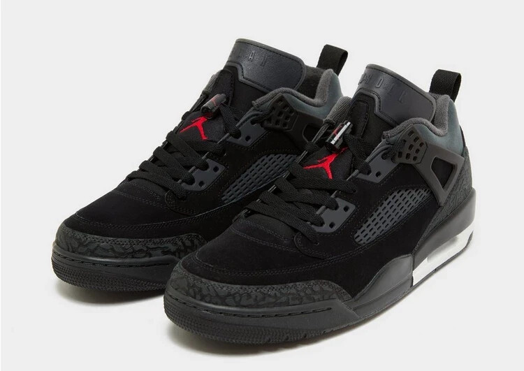 Jordan Spizike Low Men's Shoes in Black, Fire Red