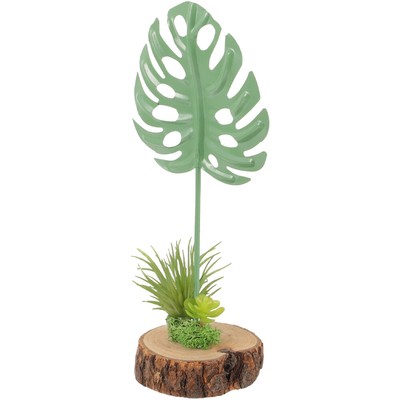  Schildkrötenblattverzierung Monstera-Blatt Aus Harz Desktop-Blatt