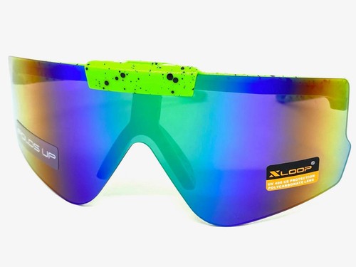 WHOLESALE LOT Kids Boys or Girls Sports Retro Wrap Shield SUN GLASSES 12 Pairs - Picture 19 of 24