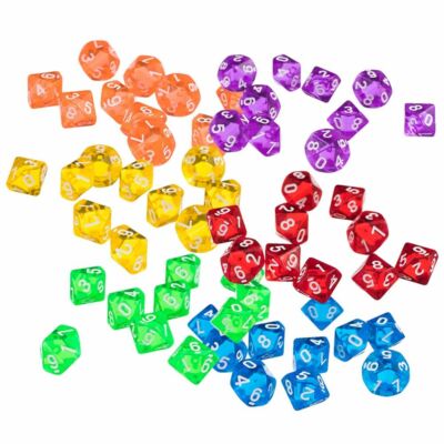 10pcs 10 Sided D10 Dices Role Playing Games Party Favor Board - Foto 5