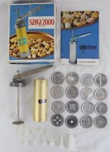 Vintage Sawa 2000 Deluxe Cookie Press PARTS ONLY Disc Replacements
