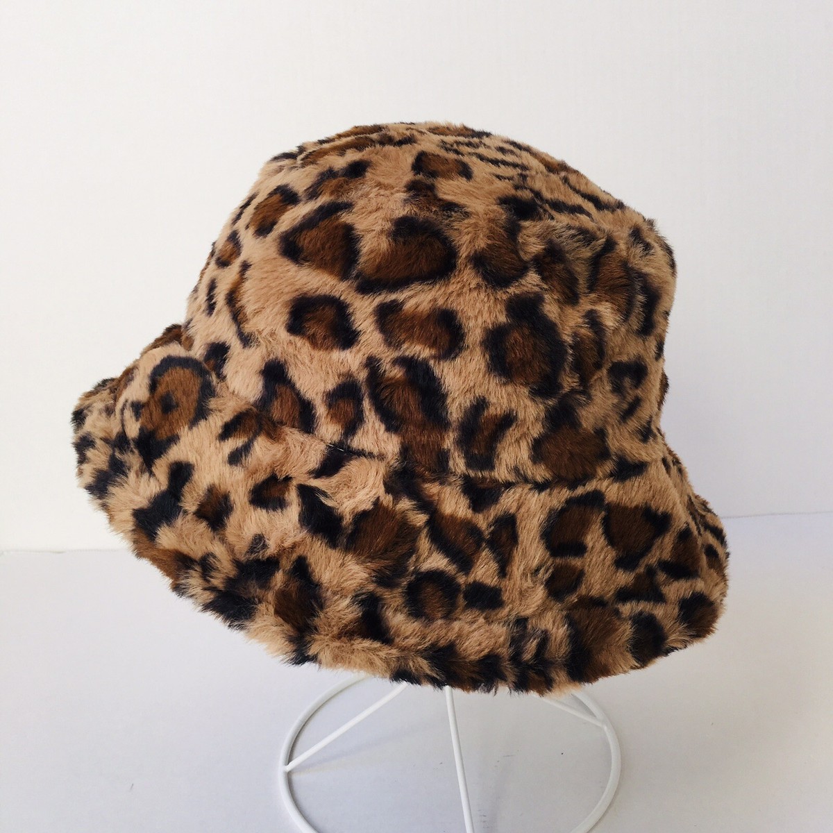 Leopard Print Women\'s Hat with Feather Accent Mommy and Me Matching Orange Leopard Fascinator, Cheetah  main image 4