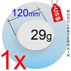 1x 2mm Clear Acrylic 120mm Round Base Warhammer 40K Age Of Sigmar AOS Infinity
