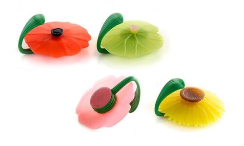 🌸 VIANCIN 4 pcs. Magnetic Silicone Flower Hooks 🌸☘️🌺☘️🌼 - Picture 1 of 5