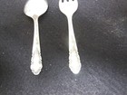 Bridal Veil by International Sterling Silver Baby Set 2pc 4 1/8" Vintage — photo 4
