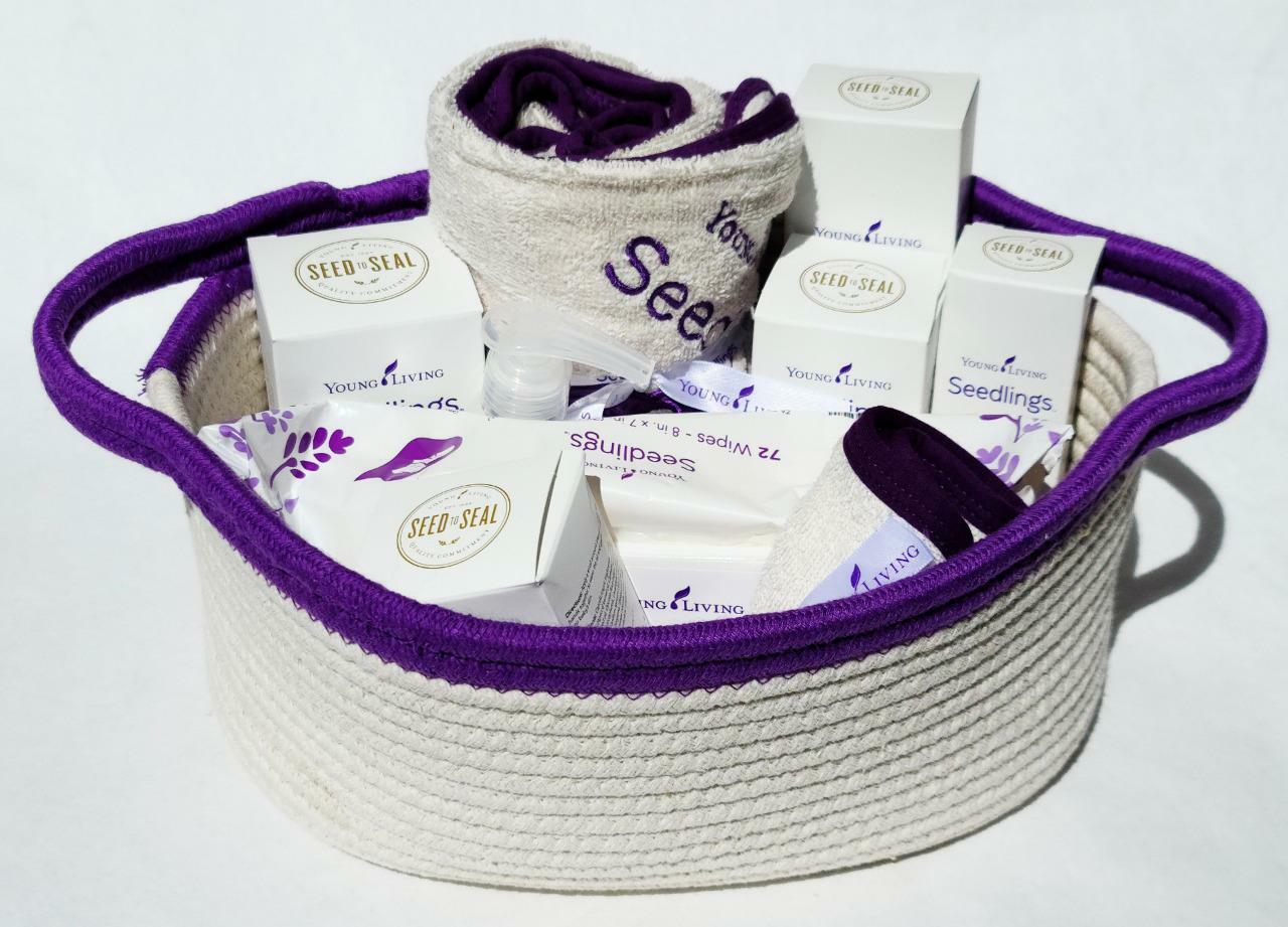 Young Living Seedlings Lavender Essential Oil Baby Shower Supplies Gift