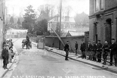 mkk-2 Aufrichtmast, National Telephone Company, Searle Street, Crediton. Foto