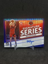 2020-21 Panini Donruss Optic Signature Series Malachi Flynn Rookie Auto Purple