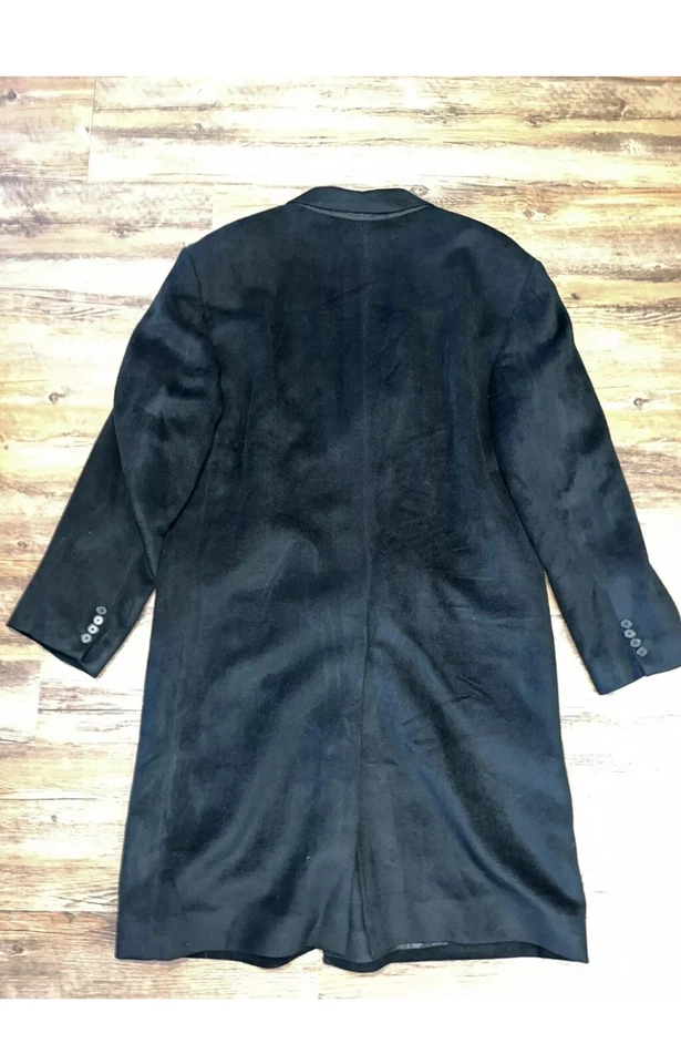 正品巴基斯坦 100% 正品羊绒羊毛外套,灰色和黑色可选,46R — 第 3/4 张图片