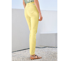 BRAX Damenhose Carola S ultraleicht zitrone gelb Größe 44 -kaum getragen wie neu