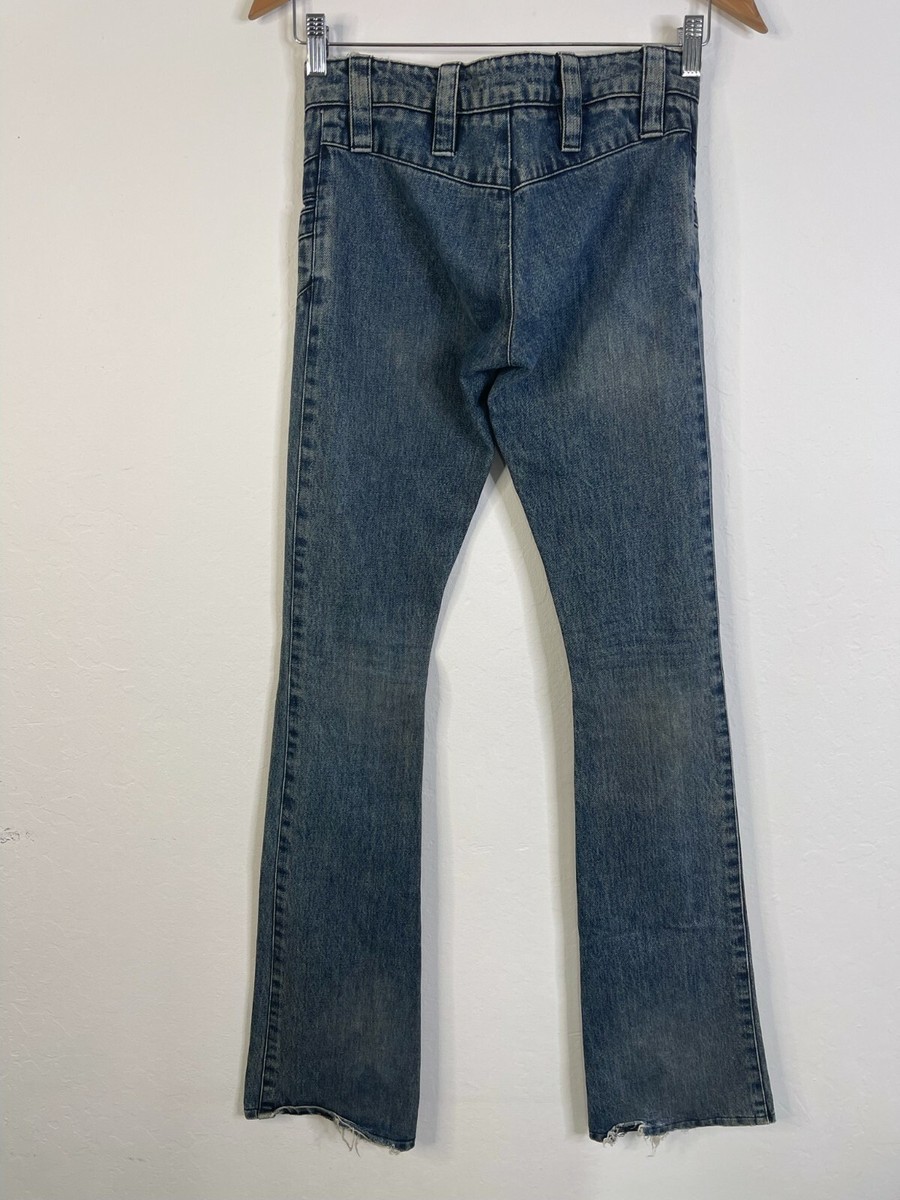 Henry Duarte Mink Vox 2 Jeans Vintage Lace Up Low Rise