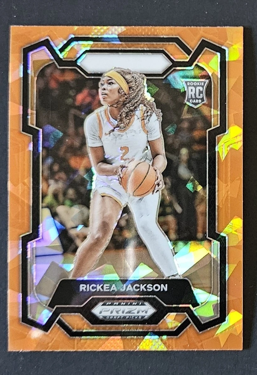 2024 Panini Prizm Draft Picks - Rickea Jackson #44 Orange Ice Prizm (RC)