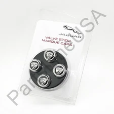Genuine Jaguar OEM Growler Alloy Valve Stem Marque Cap C2C39770 C2D60778