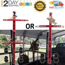 Ajustable Backpack Blower Holder Leaf Rack for Lawn & Landscaping Trailers 