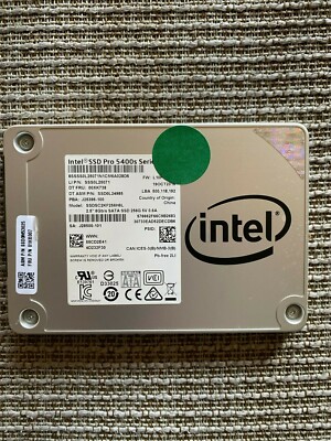 Intel 2.5'' Pro 5400s 256GB  SSD SOLID STATE SSD Drive SATA