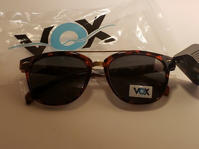 Women's VOX Sun Glasses Retro UV400 66071 Frame New w/tag Black