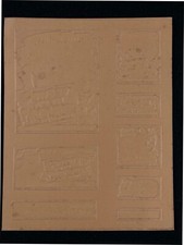 COWBOY & THE PRIZEFIGHTER Original Movie Ad Mat Printing Plate Red Ryder Western